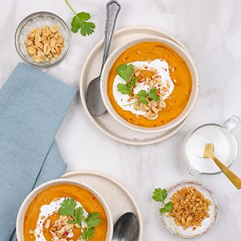 VELOUTE DE CAROTTES AU LAIT DE COCO